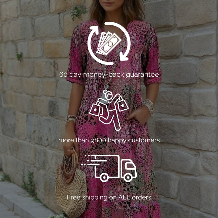 Vivara - Vibrant Midi Dress