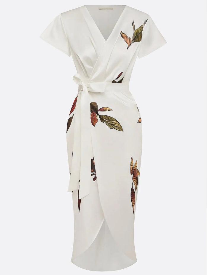 Brenna - Elegant Wrap Dress