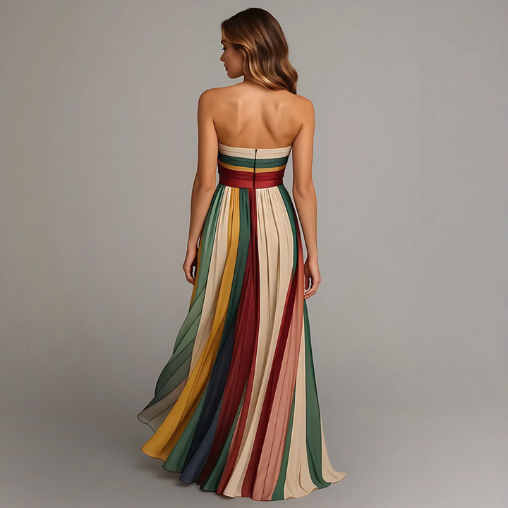 Isola | Chic Long Dress With Elegant Details