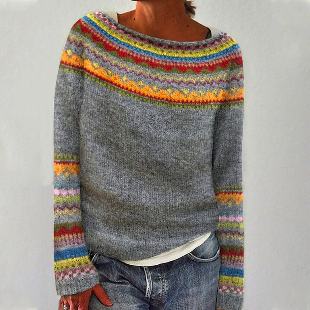 Charlotte™ – Timeless Nordic Knit Sweater