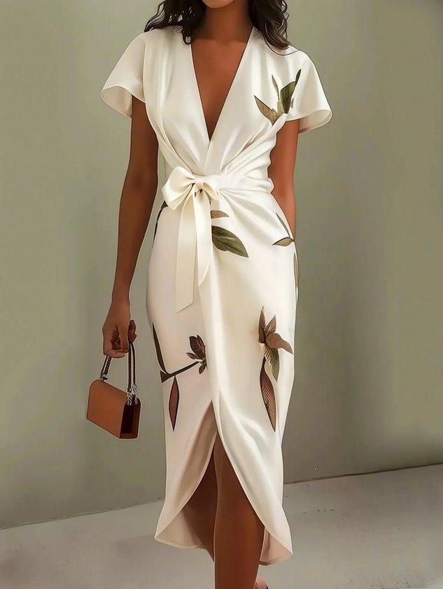 Brenna - Elegant Wrap Dress