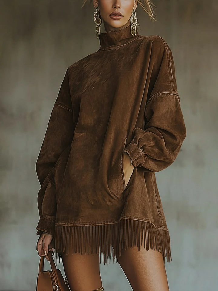 NATHALIE™| FRINGE DRESS