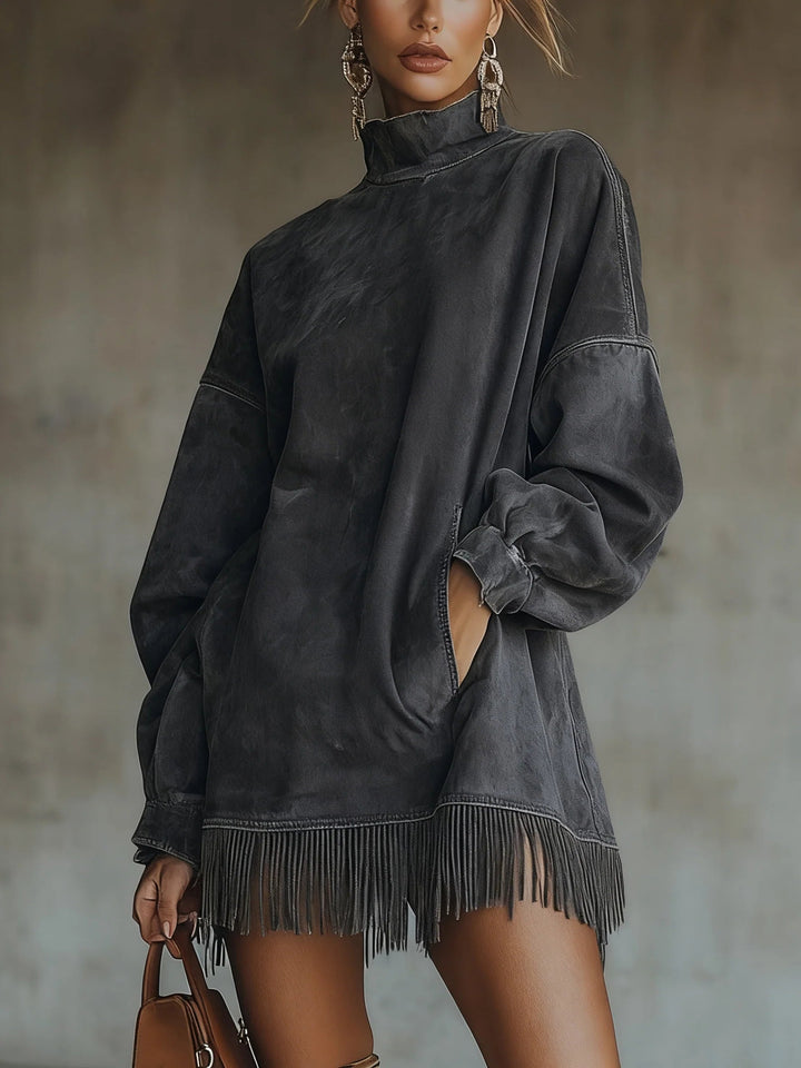 NATHALIE™| FRINGE DRESS