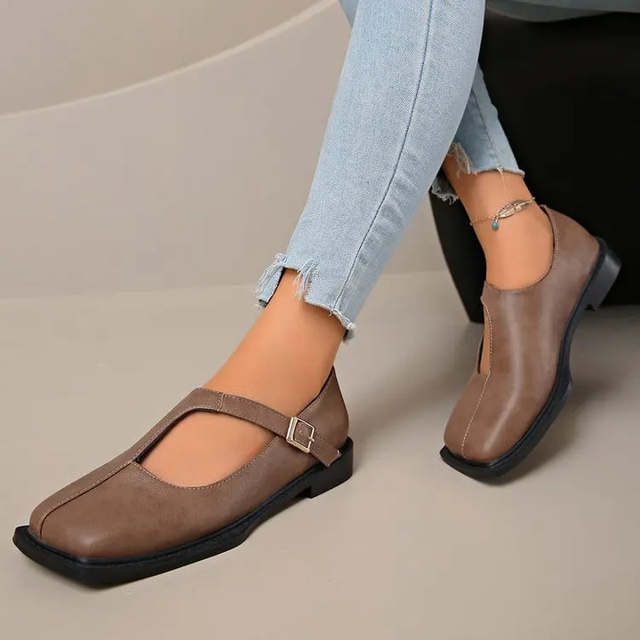 Clara - Mary Jane Leather Shoes