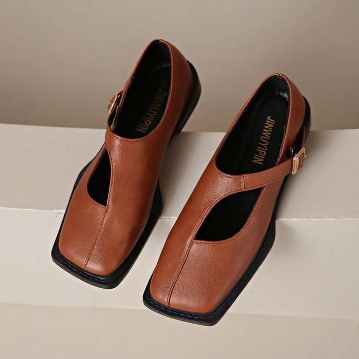 Clara - Mary Jane Leather Shoes