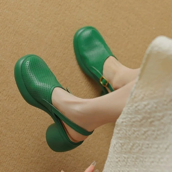 Léa - Hollow Heel Platform Sandals