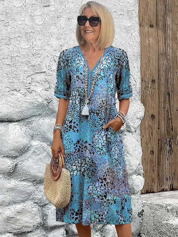 Vivara - Vibrant Midi Dress