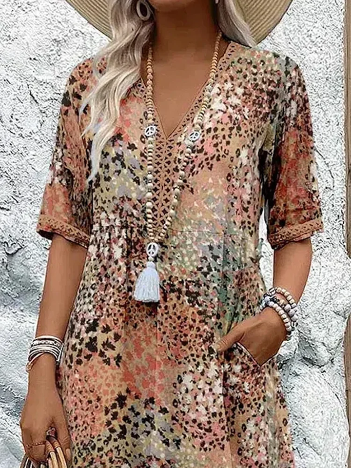 Vivara - Vibrant Midi Dress