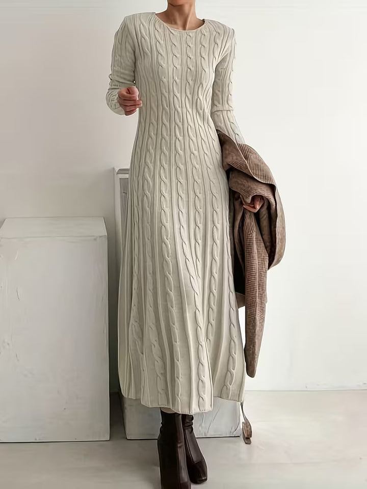VANESSA | Elegant Knit Maxi Dress