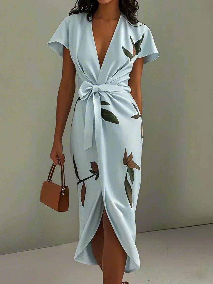 Brenna - Elegant Wrap Dress