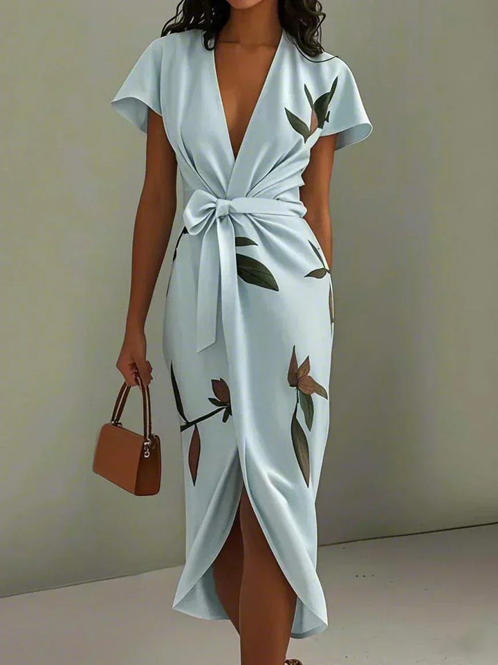 Brenna - Elegant Wrap Dress