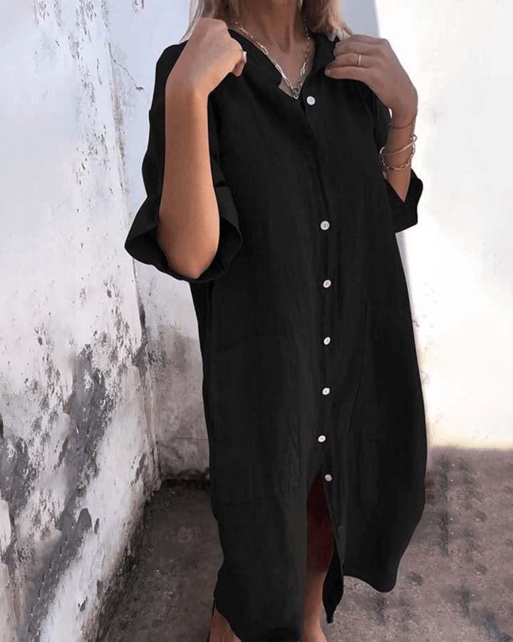 NATALIE | IBIZA STYLE SHIRT DRESS