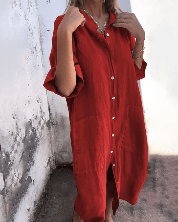 NATALIE | IBIZA STYLE SHIRT DRESS